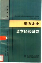 电力企业资本经营研究