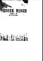 中国农村发展：理论和实践