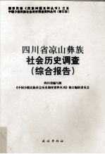 四川省凉山彝族社会历史调查  综合报告