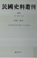 民国史料丛刊  389  经济·概况