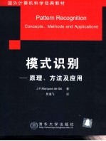 模式识别  原理、方法及应用