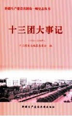 十三团大事记  1951-2008年