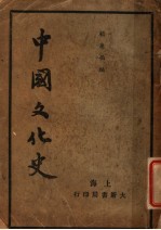 中国文化史  上