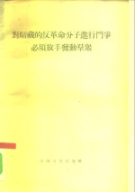 对暗藏的反革命分子进行斗争必须放手发动群众