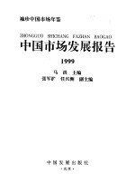 中国市场发展报告  1999