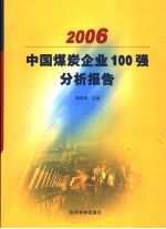 2006中国煤炭企业100强分析报告