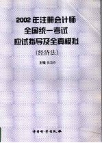 2002年注册会计师全国统一考试应试指导及全真模拟