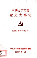 中共万宁市委党史大事记  2007年1-12月