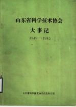 山东省科学技术协会大事记  1949-1985