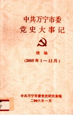 中共万宁市委党史大事记  继编  2005.1－12