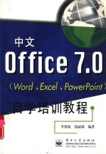 中文Office 7.0 Word、Excel、PowerPoint自学培训教程