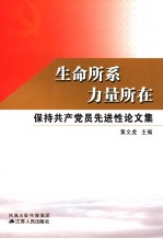 生命所系  力量所在  保持共产党员先进性论文集