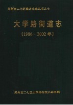 大学路街道志  1986-2002