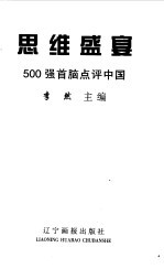 思维盛宴  500强首脑点评中国