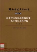 海南特区发展战略的演变、整体效应及其评价