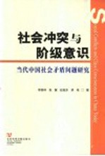 社会冲突与阶级意识  当代中国社会矛盾问题研究