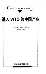 中国“入世”研究报告 进入WTO的中国产业