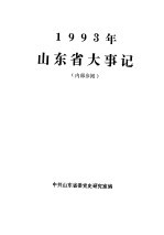 1993年山东省大事记