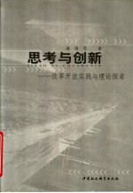 思考与创新  改革开放实践与理论探索