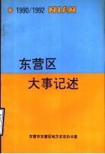 东营区大事记述  1990-1992