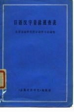 日语汉字音读速查表