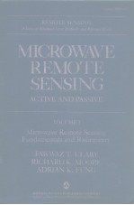 Microwave Remote Sensing Volume I