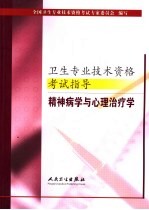 卫生专业技术资格考试指导  精神病学与心理治疗学