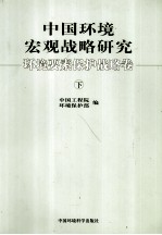 中国环境宏观战略研究  环境要素保护战略卷  下