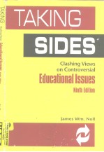 Taking SIDES Clashing Views on controversial Educational lssues Ninth Edition