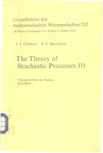 The Theory of Stochastic Processes V.3