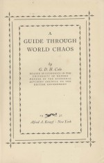 A GUIDE THROUGH WORLD CHAOS