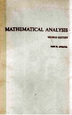 MATHEMATICAL ANALYSIS SECOND EDITION