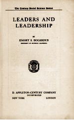 LEADERS AND LEADERSHIP