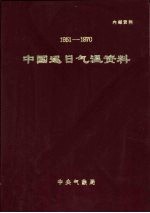 中国逐日气温资料  1951-1970