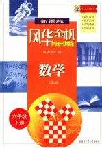 新课标风华金帆同步训练·数学  人教版  六年级下