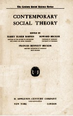 CONTEMPORARY SOCIAL THEORY