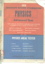 Graduaterecord examination physics advanced test.1980