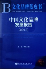 中国文化品牌发展报告  2013