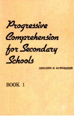 PROGRESSIVE COMPREHENSION FOR SECONDARY SCHOOLS BOOK 1