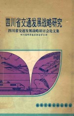 四川省交通发展战略研究  四川省交通发展战略研讨会论文集