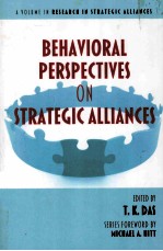 behavioral perspectives on strategic alliances