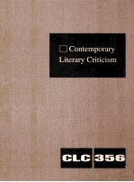 contemporary literary criticism  volume 356