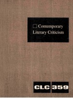 contemporary literary criticism  volume 359