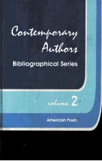 CONTEMYONARY AUTHONI  BIBLIOGRAPHICAL SERIES AMERICAN NOVELISTS  VOLUME 2