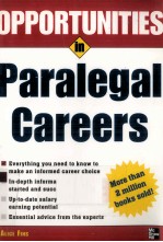 OPPORTUNITIES IN PARALEGAL CAREERS REVISED EDITION