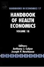 HANDBOOK OF HEALTH ECONOMICS VOLUME 1B