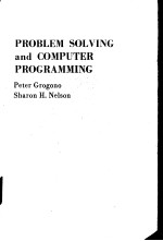 PROBLEM SOLVING and COMPUTER PROGRAMMING