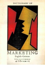 Dictionary of marketing English-German