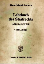 LEHRBUCH DES STRAFRECHTS ALLGEMEINER TEIL