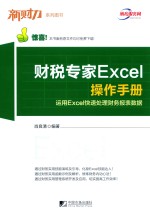 财税专家EXCEL操作手册  运用EXCEL快速处理财务报表数据